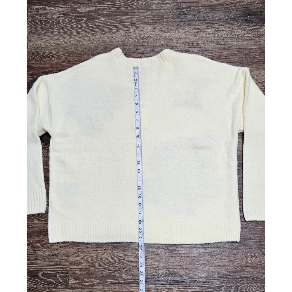 Ted Baker London Floral Jacquard Sweater Women's Medium In Soft Marshmallow - Picture 6 of 8